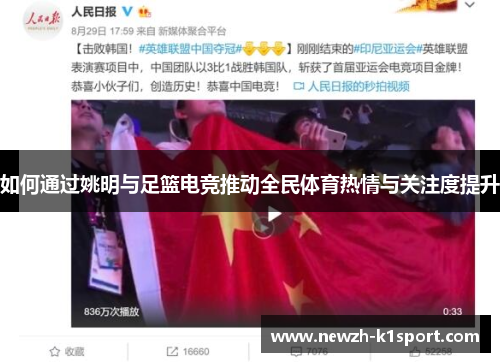 如何通过姚明与足篮电竞推动全民体育热情与关注度提升